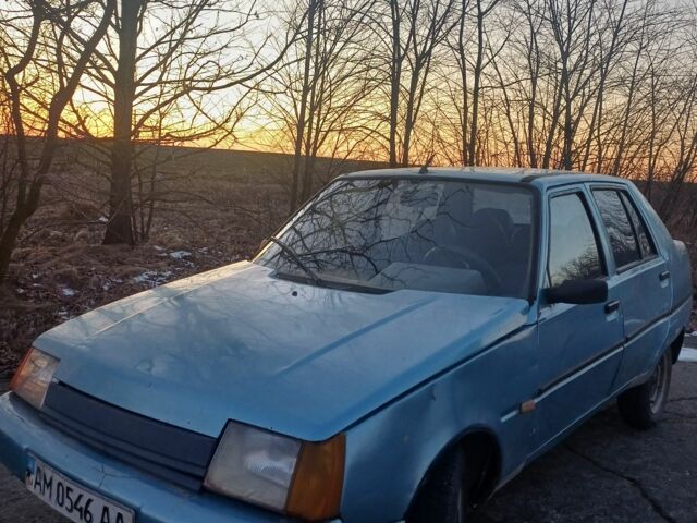 Синий ЗАЗ 1103 Славута, объемом двигателя 1.2 л и пробегом 190 тыс. км за 833 $, фото 1 на Automoto.ua