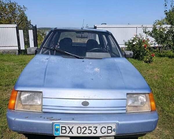 Синий ЗАЗ 1103 Славута, объемом двигателя 1.2 л и пробегом 214 тыс. км за 550 $, фото 1 на Automoto.ua