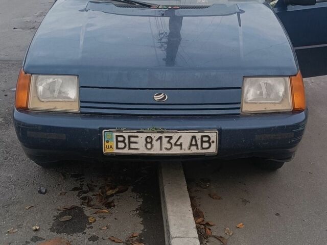 Синий ЗАЗ 1103 Славута, объемом двигателя 1 л и пробегом 107 тыс. км за 450 $, фото 1 на Automoto.ua