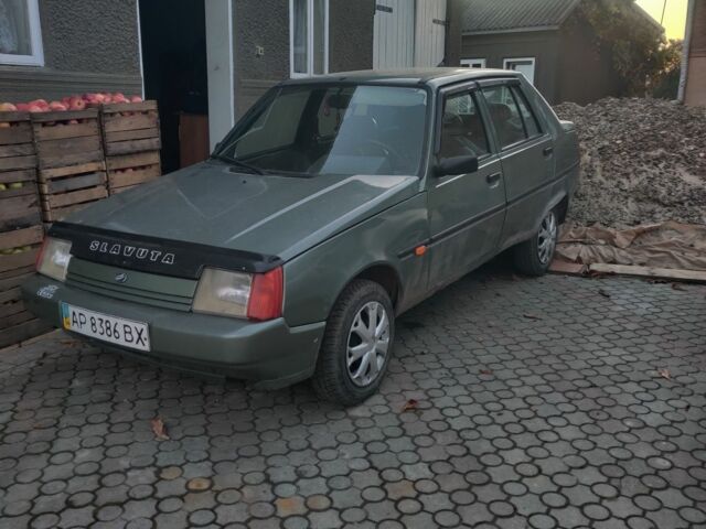 Зеленый ЗАЗ 1103 Славута, объемом двигателя 1.3 л и пробегом 122 тыс. км за 550 $, фото 1 на Automoto.ua