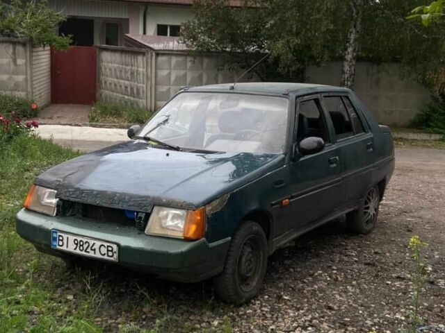 Зеленый ЗАЗ 1103 Славута, объемом двигателя 1.2 л и пробегом 60 тыс. км за 460 $, фото 1 на Automoto.ua