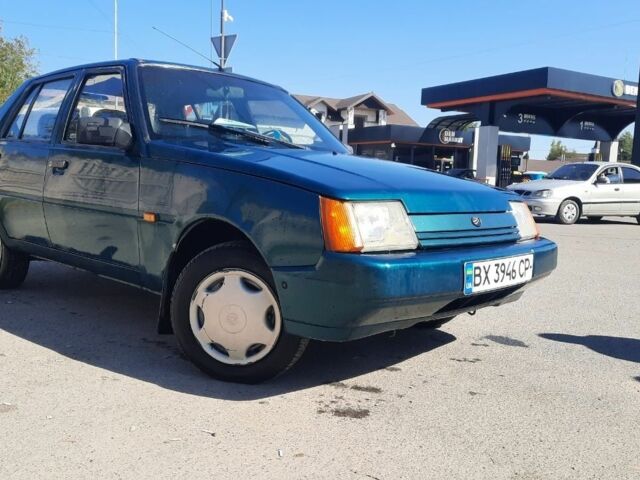 Зеленый ЗАЗ 1103 Славута, объемом двигателя 1.1 л и пробегом 180 тыс. км за 630 $, фото 1 на Automoto.ua