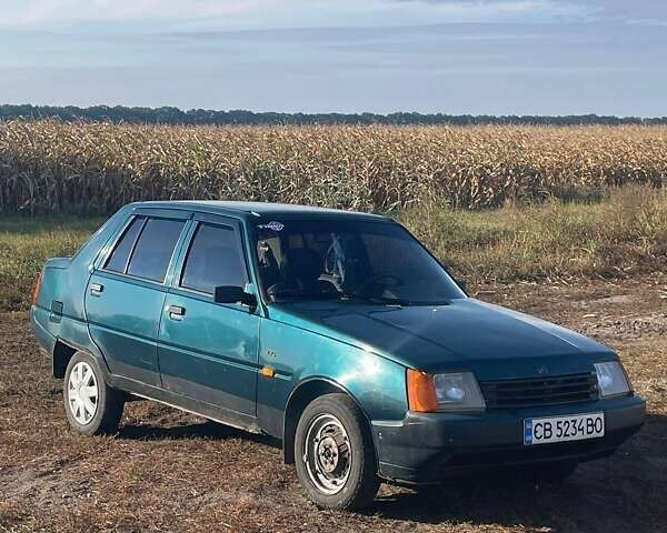 Зеленый ЗАЗ 1103 Славута, объемом двигателя 1.2 л и пробегом 40 тыс. км за 678 $, фото 1 на Automoto.ua