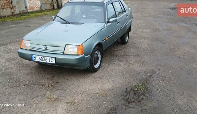 Зеленый ЗАЗ 1103 Славута, объемом двигателя 1.2 л и пробегом 300 тыс. км за 684 $, фото 1 на Automoto.ua