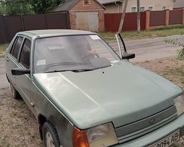 Зеленый ЗАЗ 1103 Славута, объемом двигателя 1.2 л и пробегом 80 тыс. км за 1000 $, фото 1 на Automoto.ua