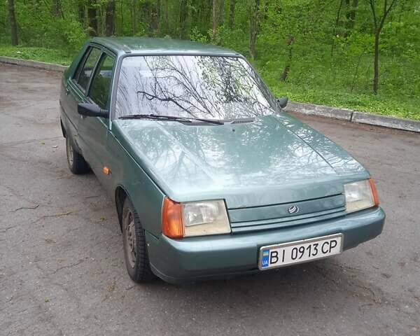 Зеленый ЗАЗ 1103 Славута, объемом двигателя 1.2 л и пробегом 106 тыс. км за 1500 $, фото 1 на Automoto.ua