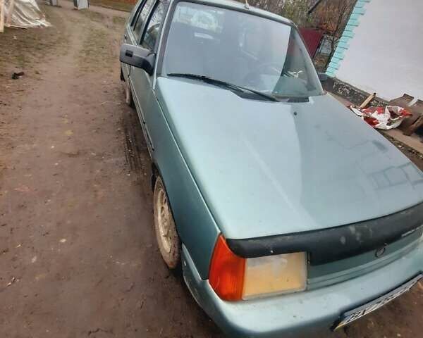 Зеленый ЗАЗ 1103 Славута, объемом двигателя 1.3 л и пробегом 72 тыс. км за 638 $, фото 1 на Automoto.ua