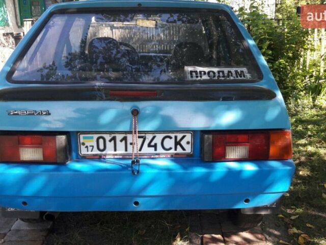 Синий ЗАЗ 1140, объемом двигателя 1 л и пробегом 40 тыс. км за 600 $, фото 1 на Automoto.ua