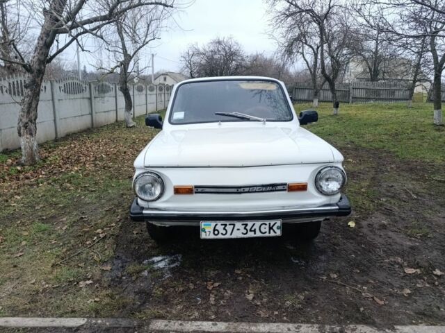 Белый ЗАЗ 968, объемом двигателя 1 л и пробегом 100 тыс. км за 337 $, фото 1 на Automoto.ua
