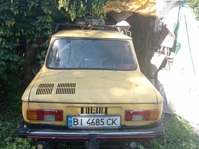 Желтый ЗАЗ 968, объемом двигателя 1.2 л и пробегом 100 тыс. км за 170 $, фото 1 на Automoto.ua