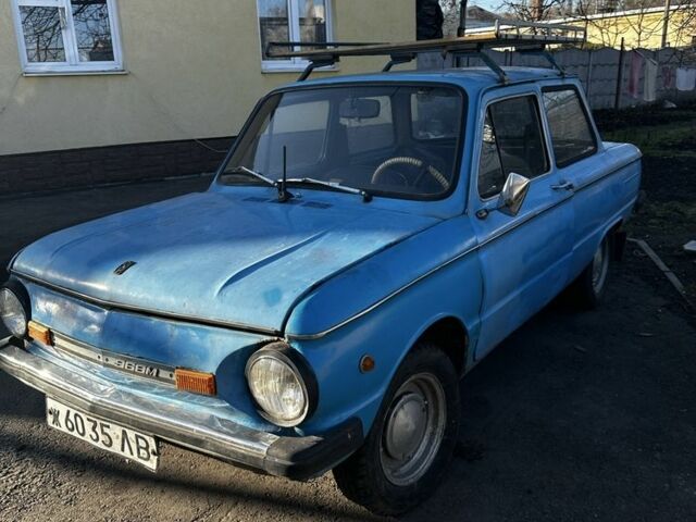 Синій ЗАЗ 968, об'ємом двигуна 1 л та пробігом 3 тис. км за 500 $, фото 1 на Automoto.ua