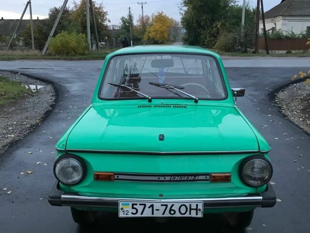 Зеленый ЗАЗ 968, объемом двигателя 0 л и пробегом 60 тыс. км за 500 $, фото 1 на Automoto.ua