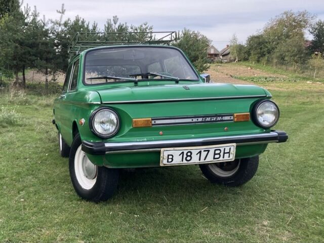 Зеленый ЗАЗ 968, объемом двигателя 1.2 л и пробегом 108 тыс. км за 595 $, фото 1 на Automoto.ua