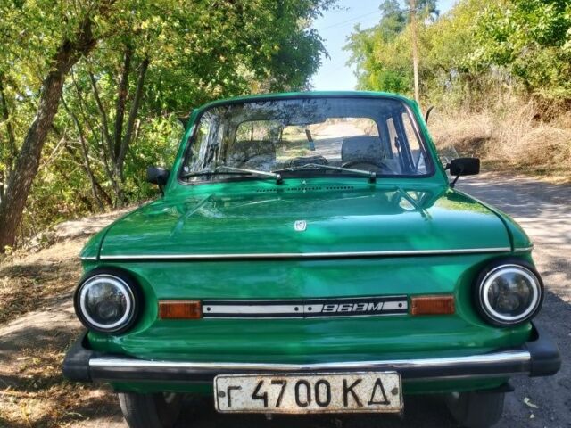 Зелений ЗАЗ 968, об'ємом двигуна 1 л та пробігом 1000 тис. км за 30000 $, фото 1 на Automoto.ua