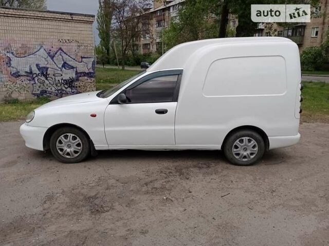 Білий ЗАЗ Lanos Cargo, об'ємом двигуна 1.5 л та пробігом 258 тис. км за 1800 $, фото 1 на Automoto.ua