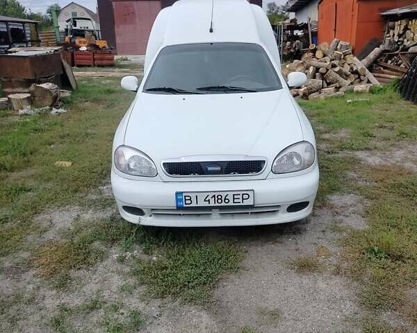 Белый ЗАЗ Lanos Cargo, объемом двигателя 1.5 л и пробегом 218 тыс. км за 2100 $, фото 1 на Automoto.ua