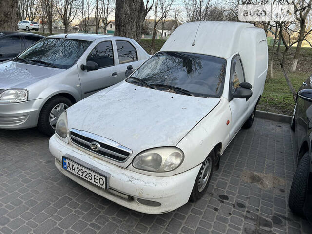 Білий ЗАЗ Lanos Cargo, об'ємом двигуна 1.5 л та пробігом 217 тис. км за 2100 $, фото 1 на Automoto.ua