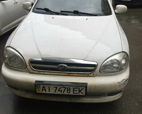 Белый ЗАЗ Ланос, объемом двигателя 1.5 л и пробегом 195 тыс. км за 2000 $, фото 1 на Automoto.ua