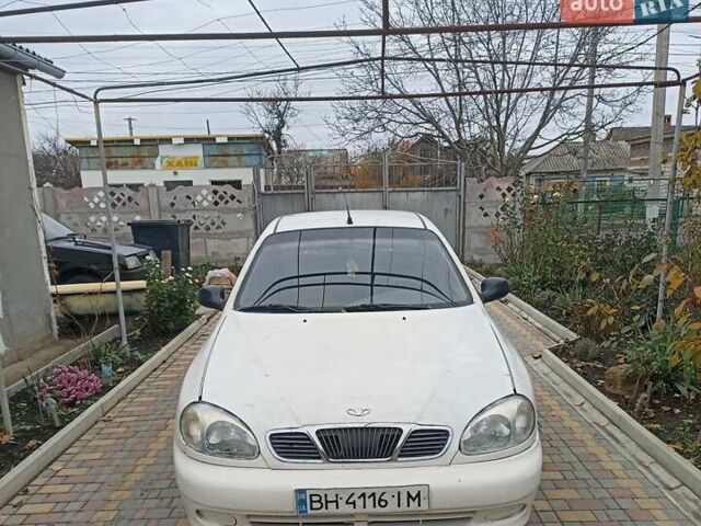 Белый ЗАЗ Ланос, объемом двигателя 1.39 л и пробегом 193 тыс. км за 1186 $, фото 1 на Automoto.ua