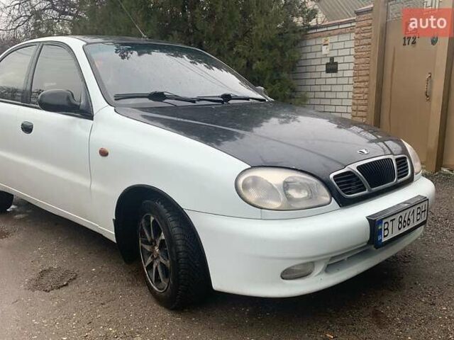 Белый ЗАЗ Ланос, объемом двигателя 1.5 л и пробегом 155 тыс. км за 2399 $, фото 1 на Automoto.ua