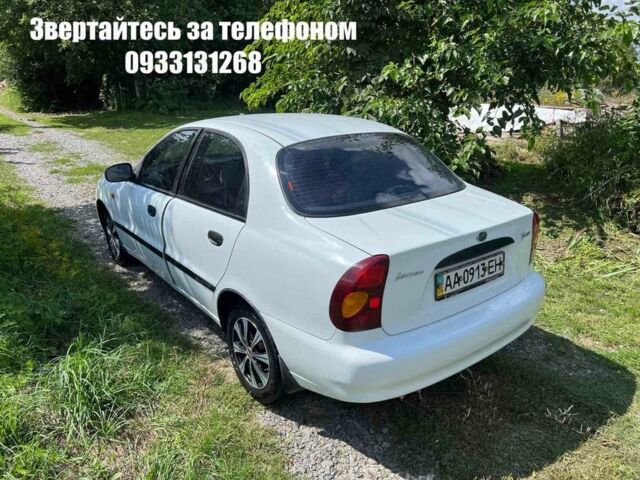 Белый ЗАЗ Ланос, объемом двигателя 1.5 л и пробегом 150 тыс. км за 2350 $, фото 1 на Automoto.ua