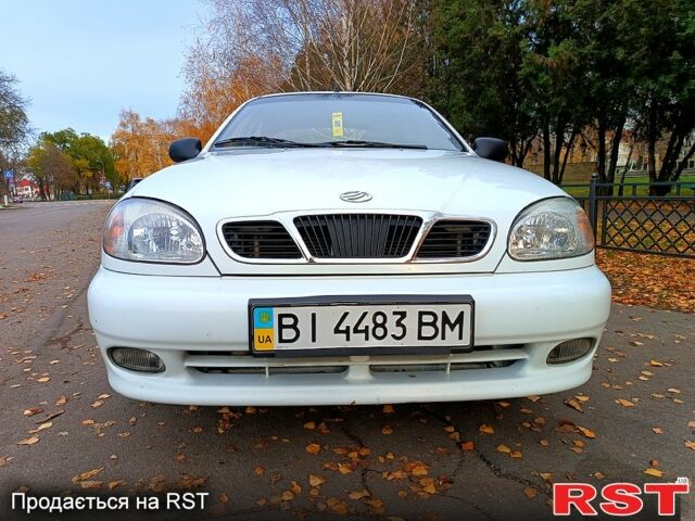 Белый ЗАЗ Ланос, объемом двигателя 1.5 л и пробегом 107 тыс. км за 3450 $, фото 1 на Automoto.ua