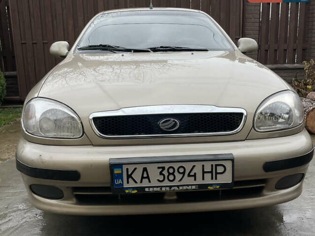 Бежевый ЗАЗ Ланос, объемом двигателя 1.5 л и пробегом 90 тыс. км за 3000 $, фото 1 на Automoto.ua