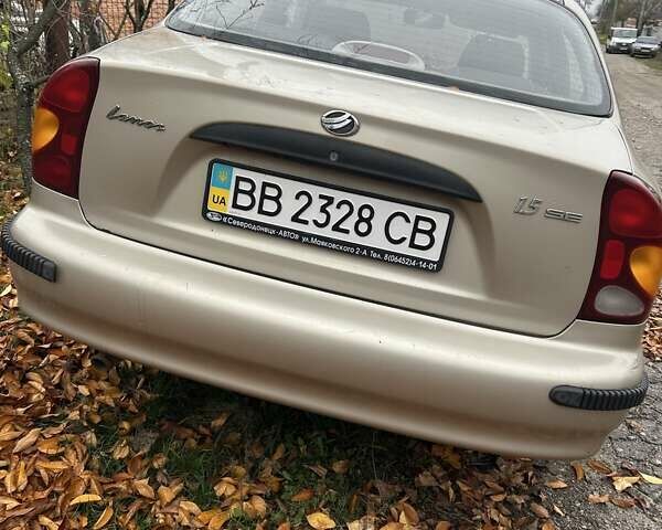 Бежевый ЗАЗ Ланос, объемом двигателя 1.5 л и пробегом 367 тыс. км за 1700 $, фото 1 на Automoto.ua