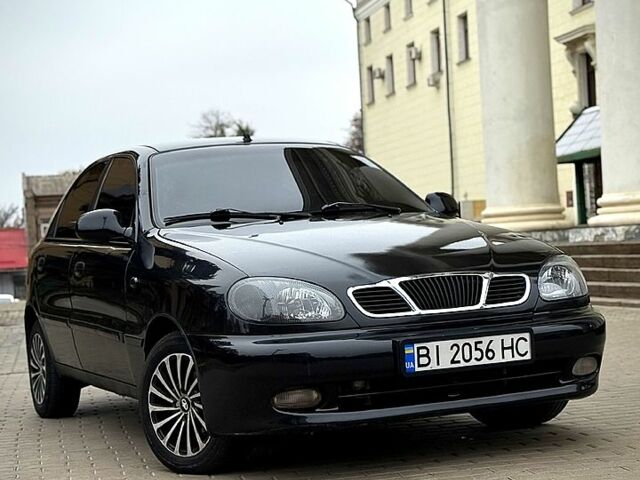 Черный ЗАЗ Ланос, объемом двигателя 1.6 л и пробегом 190 тыс. км за 2650 $, фото 1 на Automoto.ua