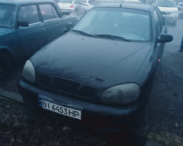 Чорний ЗАЗ Ланос, об'ємом двигуна 1.39 л та пробігом 275 тис. км за 1500 $, фото 1 на Automoto.ua