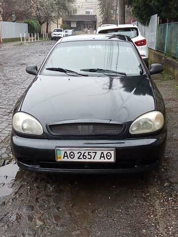 Чорний ЗАЗ Ланос, об'ємом двигуна 1.5 л та пробігом 191 тис. км за 2050 $, фото 1 на Automoto.ua