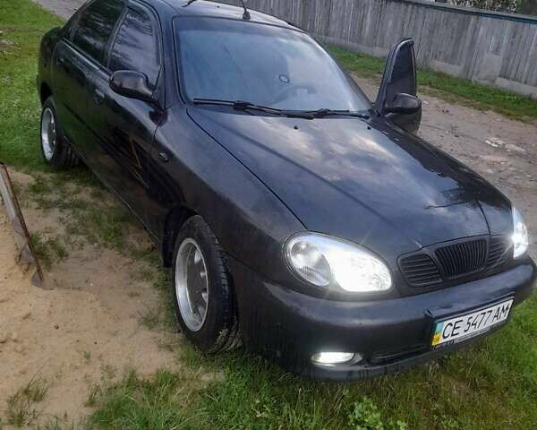 Черный ЗАЗ Ланос, объемом двигателя 1.5 л и пробегом 200 тыс. км за 1700 $, фото 1 на Automoto.ua