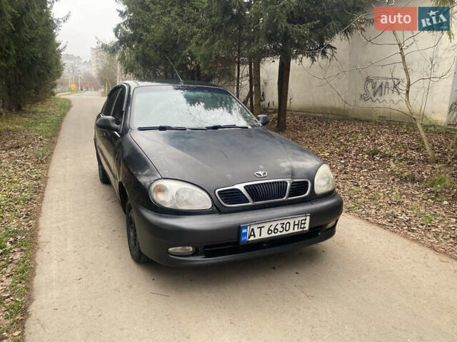 Чорний ЗАЗ Ланос, об'ємом двигуна 1.4 л та пробігом 325 тис. км за 1200 $, фото 1 на Automoto.ua