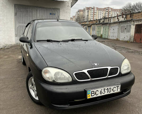 Черный ЗАЗ Ланос, объемом двигателя 1.39 л и пробегом 108 тыс. км за 2500 $, фото 1 на Automoto.ua