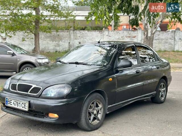 Черный ЗАЗ Ланос, объемом двигателя 1.39 л и пробегом 187 тыс. км за 2500 $, фото 1 на Automoto.ua