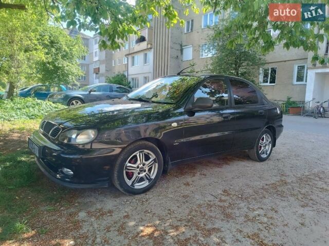 Черный ЗАЗ Ланос, объемом двигателя 1.6 л и пробегом 100 тыс. км за 3500 $, фото 1 на Automoto.ua