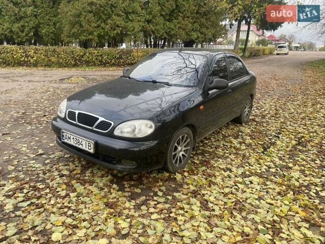 ЗАЗ Ланос 2009 в Житомире на Automoto.ua Черный ЗАЗ Ланос, объемом двигателя 1.6 л и пробегом 77 тыс. км за 2500 $, фото 1 на Automoto.ua