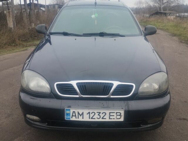 Чорний ЗАЗ Ланос, об'ємом двигуна 1.3 л та пробігом 226 тис. км за 1800 $, фото 1 на Automoto.ua