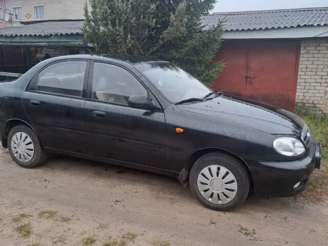 Чорний ЗАЗ Ланос, об'ємом двигуна 1.5 л та пробігом 75 тис. км за 3200 $, фото 1 на Automoto.ua