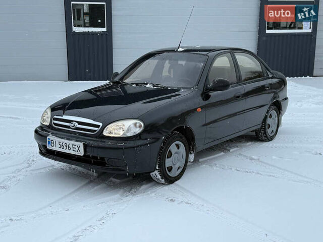 Черный ЗАЗ Ланос, объемом двигателя 1.5 л и пробегом 80 тыс. км за 2850 $, фото 1 на Automoto.ua