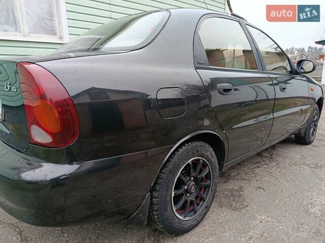 Черный ЗАЗ Ланос, объемом двигателя 1.5 л и пробегом 73 тыс. км за 2950 $, фото 1 на Automoto.ua