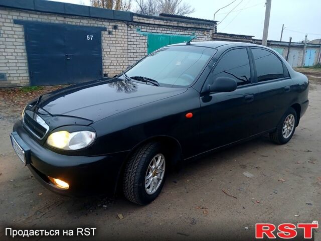 Черный ЗАЗ Ланос, объемом двигателя 1.5 л и пробегом 240 тыс. км за 3000 $, фото 1 на Automoto.ua