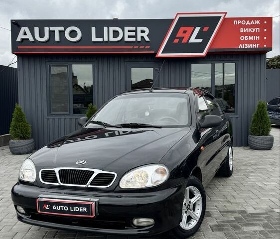 Черный ЗАЗ Ланос, объемом двигателя 1.6 л и пробегом 85 тыс. км за 3700 $, фото 1 на Automoto.ua