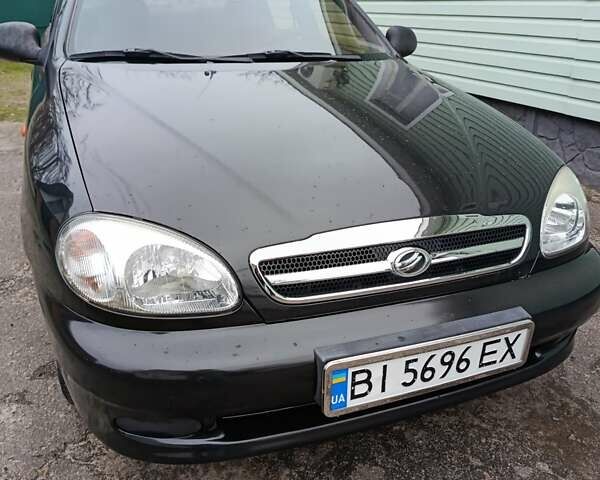 Черный ЗАЗ Ланос, объемом двигателя 1.5 л и пробегом 73 тыс. км за 3350 $, фото 1 на Automoto.ua