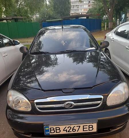 Черный ЗАЗ Ланос, объемом двигателя 1.3 л и пробегом 69 тыс. км за 3500 $, фото 1 на Automoto.ua