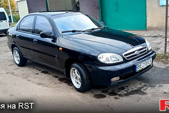 Черный ЗАЗ Ланос, объемом двигателя 1.5 л и пробегом 68 тыс. км за 3300 $, фото 1 на Automoto.ua