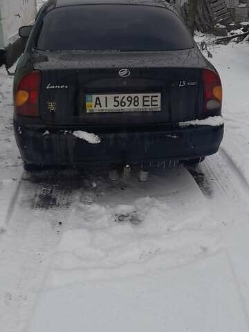 Чорний ЗАЗ Ланос, об'ємом двигуна 1.5 л та пробігом 139 тис. км за 4200 $, фото 1 на Automoto.ua