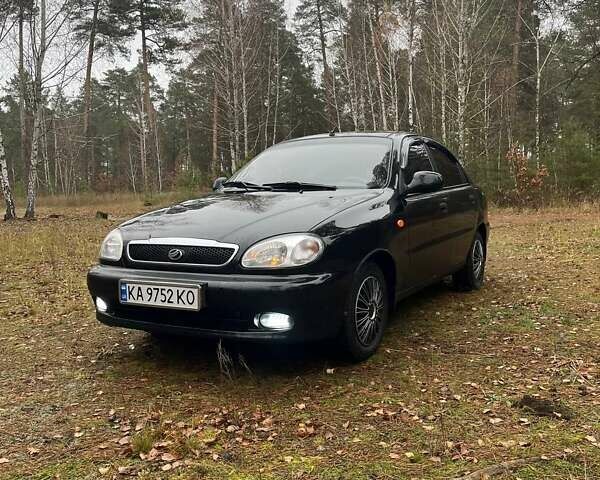 Черный ЗАЗ Ланос, объемом двигателя 1.5 л и пробегом 115 тыс. км за 4500 $, фото 1 на Automoto.ua