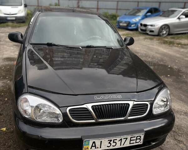 Чорний ЗАЗ Ланос, об'ємом двигуна 1.5 л та пробігом 230 тис. км за 2900 $, фото 1 на Automoto.ua