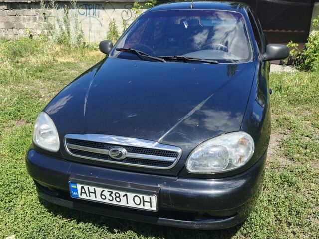 Чорний ЗАЗ Ланос, об'ємом двигуна 1.4 л та пробігом 184 тис. км за 3850 $, фото 1 на Automoto.ua